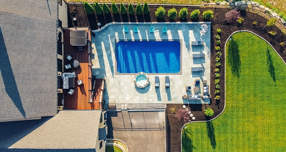 Bellingham, MA rectangle pool